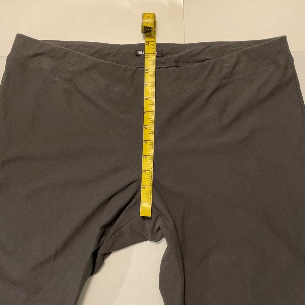 Eileen Fisher Women’s Pull-On Stretch Crepe Ankle Pants Dark Gray - Picture 5 of 9